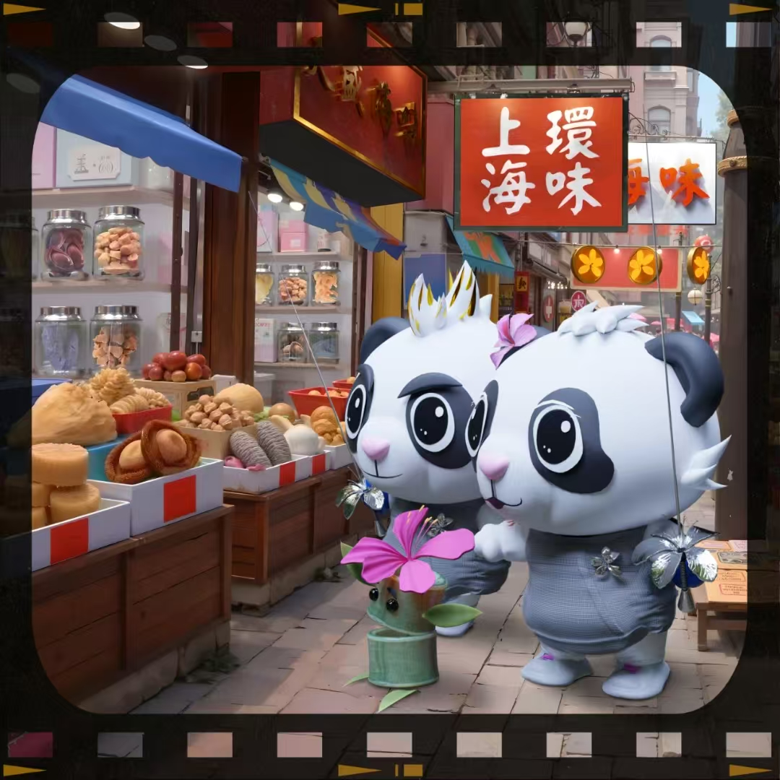 击剑熊猫